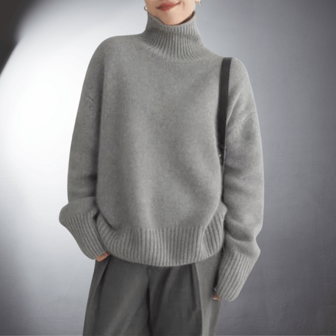 Adalgisa | Soft Cashmere Roll Neck Sweater