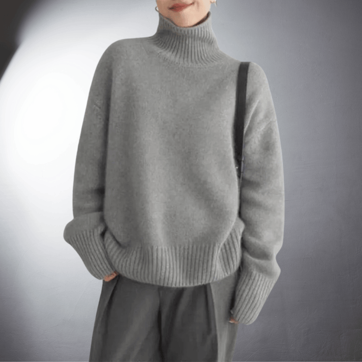 Adalgisa | Soft Cashmere Roll Neck Sweater