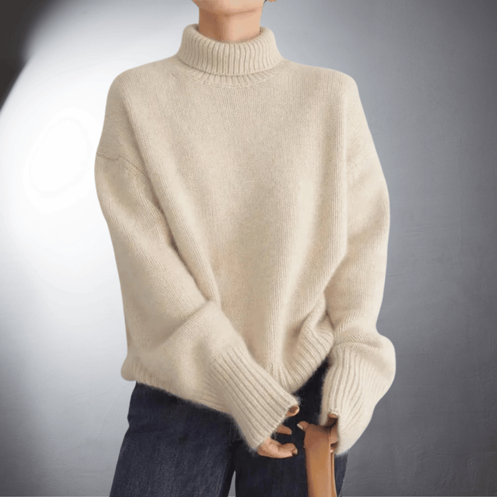 Adalgisa | Soft Cashmere Roll Neck Sweater
