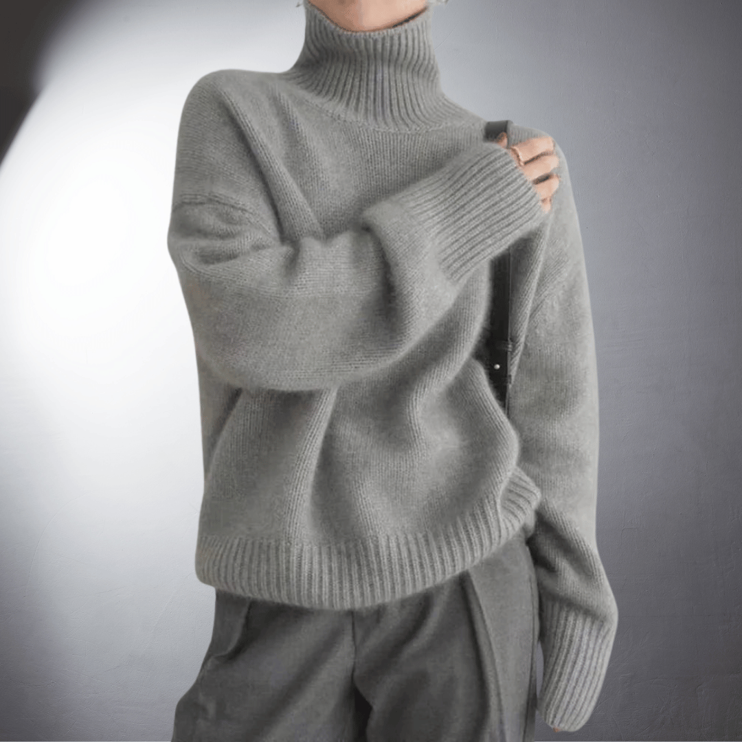 Adalgisa | Soft Cashmere Roll Neck Sweater