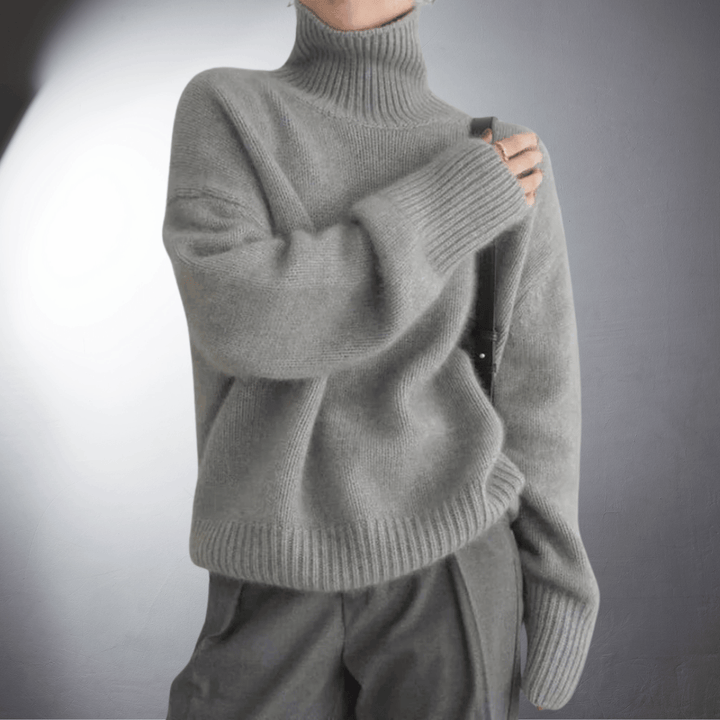 Adalgisa | Soft Cashmere Roll Neck Sweater