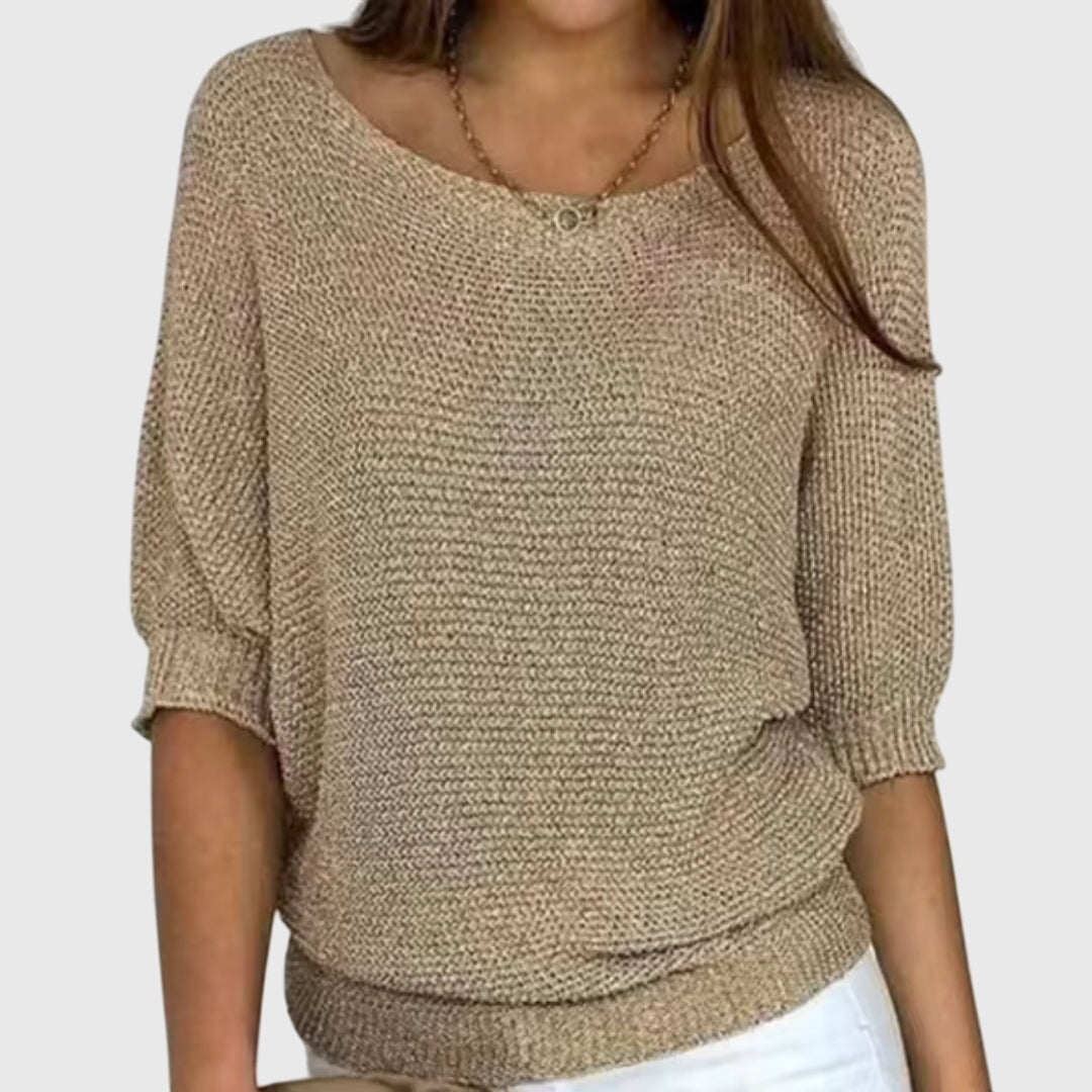 Stephanie | Elegant Knitted Sweater