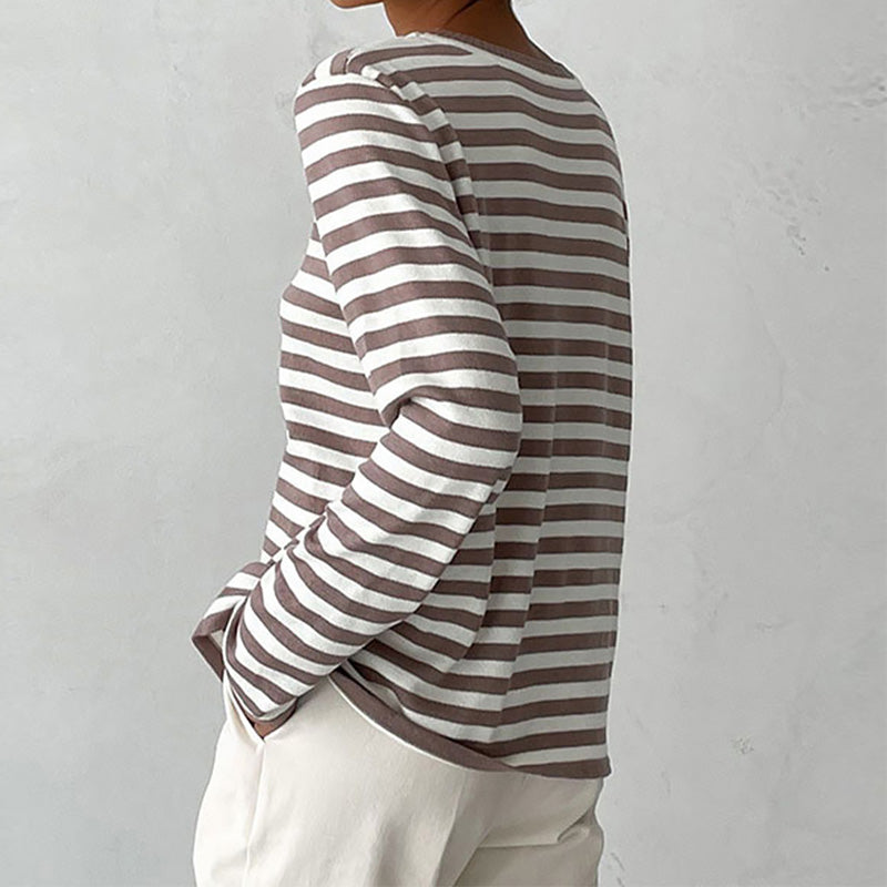 YANA - THE CASCADE STRIPE PULLOVER