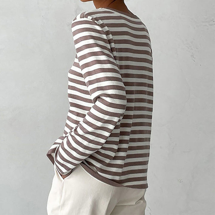 YANA - THE CASCADE STRIPE PULLOVER