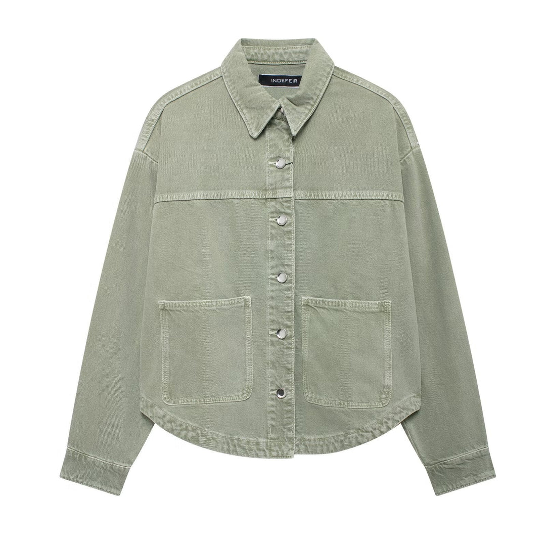 DIYANA - LOOSE CANVAS COMFORT JACKET