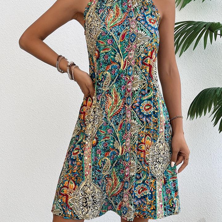 LEILANI - GLAMOROUS HALTERNECK DRESS