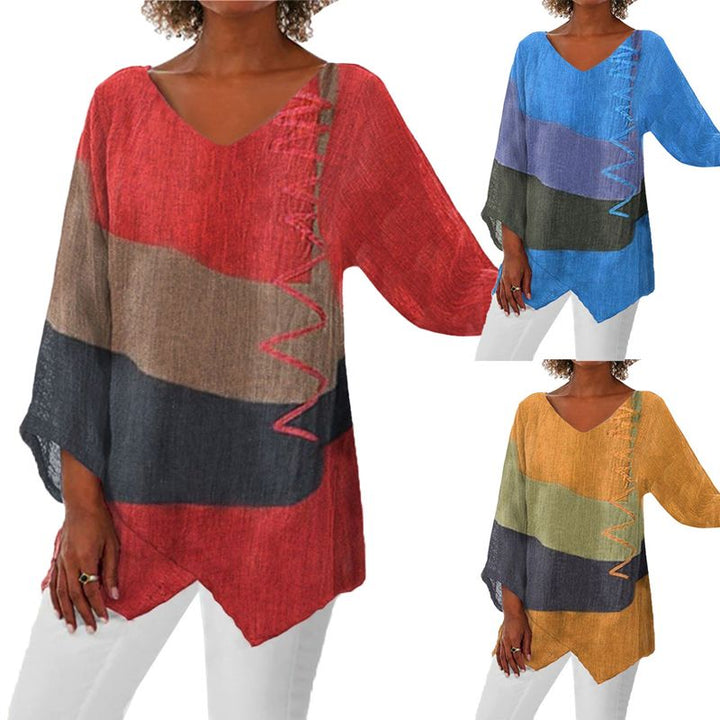 AILYN – VIBRANT WOMEN’S PRINT TOP