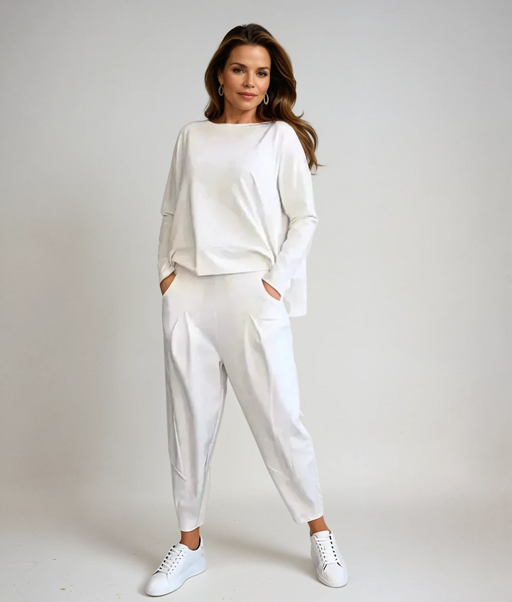 CARAMIA - COMFORTABLE TWO PIECE SOFT FABRIC SET