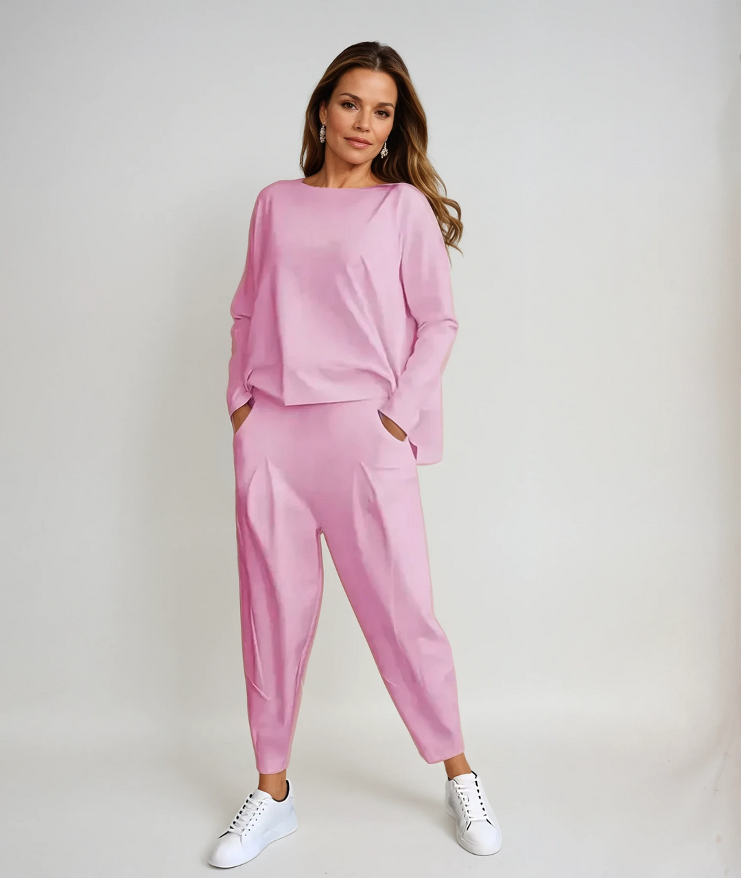 CARAMIA - COMFORTABLE TWO PIECE SOFT FABRIC SET