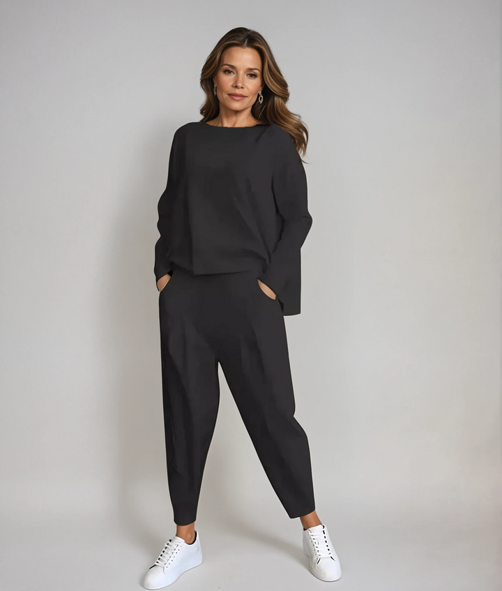 CARAMIA - COMFORTABLE TWO PIECE SOFT FABRIC SET