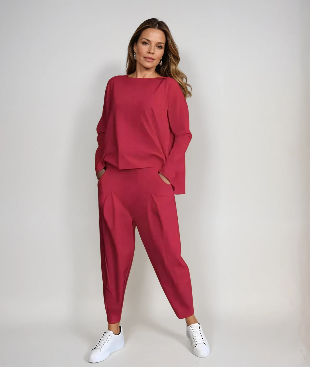 CARAMIA - COMFORTABLE TWO PIECE SOFT FABRIC SET
