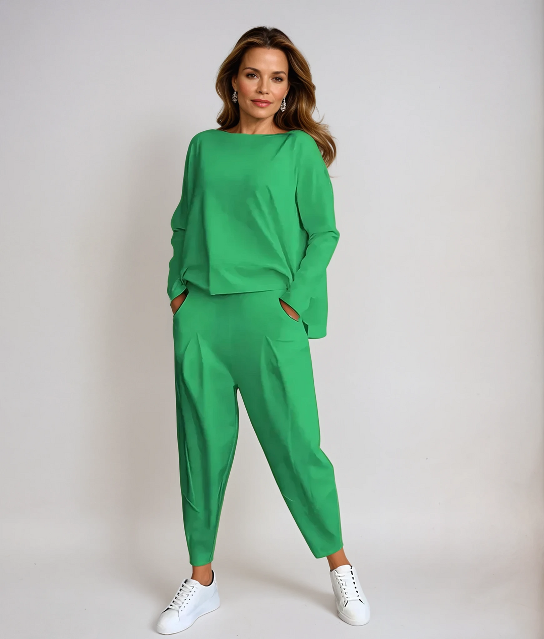 CARAMIA - COMFORTABLE TWO PIECE SOFT FABRIC SET