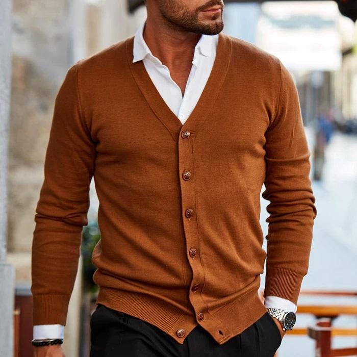 Stef | Casual Vest Cardigan for Men